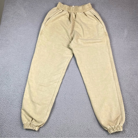 Cole Buxton Men's Size XXL Beige French Terry Elastic Waist Jogger Sweatpants * - Picture 1 of 13